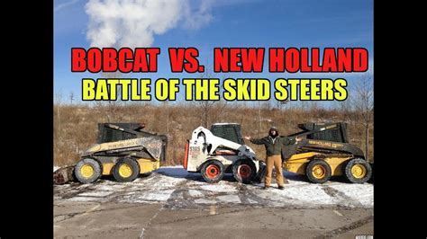 cat vs new holland skid steer|best new skid steer.